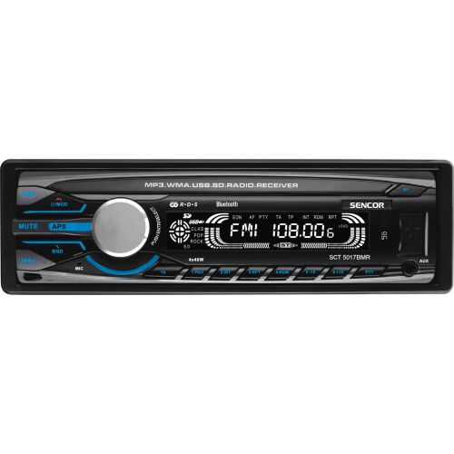 Sencor SCT 5017BMR Bluetooth autósrádió, elölnézet