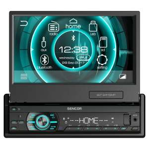 Автомобилно радио Sencor SCT 9411 BMR с 7-инчов сензорен екран, Bluetooth, USB, слот за SD карта, AUX вход, черно - Превозно средство и части