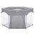 Fillikid Athen hexagonal baby playpen with zippered entrance