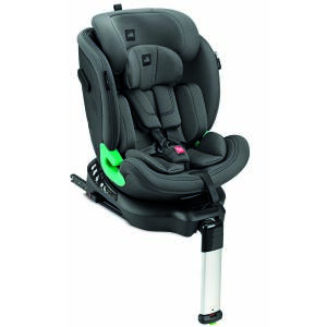 CAM GT I-Size rotating car seat, angled view, gray - Cam