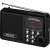 Sencor SRD215B black FM radio with MP3 player, USB and SD card slot