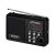 Prijenosni radio Sencor SRD215B FM/MP3 s USB i MicroSD utorom, crne boje