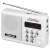 Sencor SRD215W white FM radio with digital display, USB and SD card slot