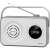 Sencor SRD3200W Bluetooth FM-Radio mit Wecker, weiß