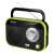 Sencor SRD 210 BGN hordozható rádió fekete-zöld színben