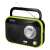 Sencor SRD 210 BGN hordozható rádió fekete-zöld színben