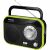 Sencor SRD 210 BGN tragbares Taschenradio schwarz-grün 31789997