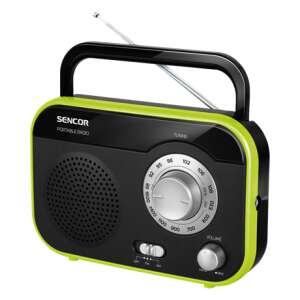 Sencor SRD 210 BGN tragbares Radio in Schwarz und Grün - Sencor Radios