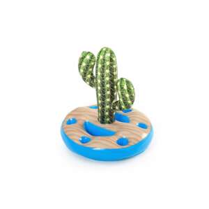 Bestway suport gonflabil pentru băuturi cu cactus, 94 x 70 cm, plutitor pentru piscină, răcitor de băuturi, petrecere de vară - Articole de plaja