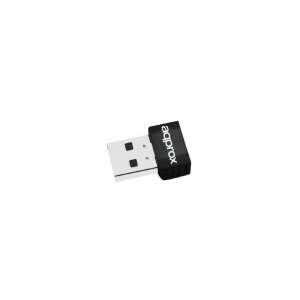 Adaptor USB Nano Wireless-AC 600Mbps Aqprox, negru, dual-band, 2,4 GHz și 5 GHz - Adaptoare de rețea