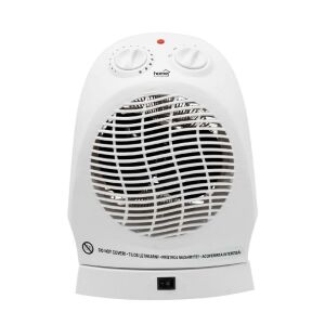 Încălzitor electric portabil Home FK 1/O, 1000W/2000W, oscilație, alb