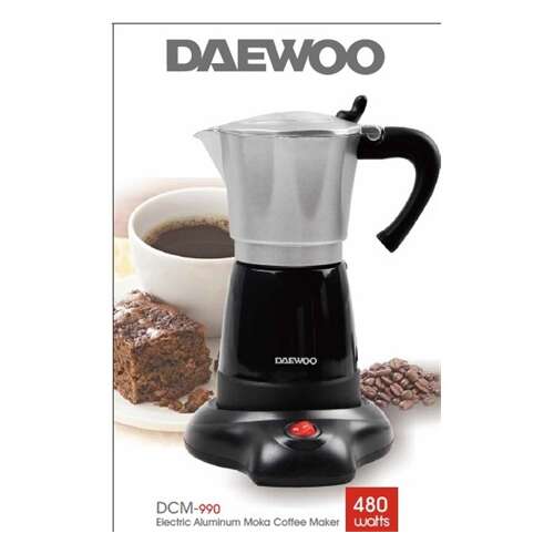 Daewoo DCM-990 Kaffeemaschine mit Kanne #silber-schwarz