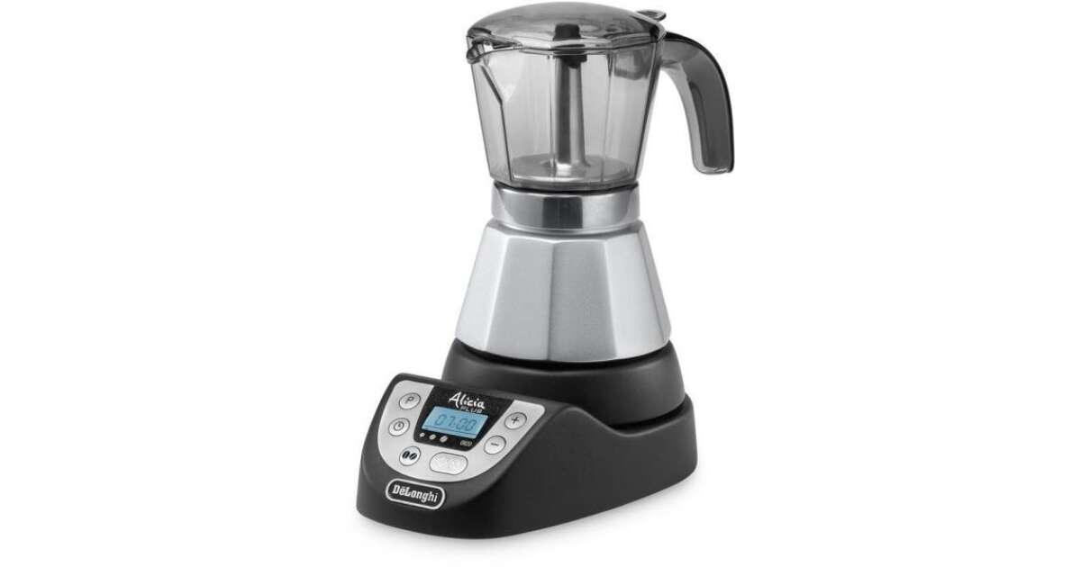 DeLonghi EMKP63B Electric Coffee Maker Grey Pepita