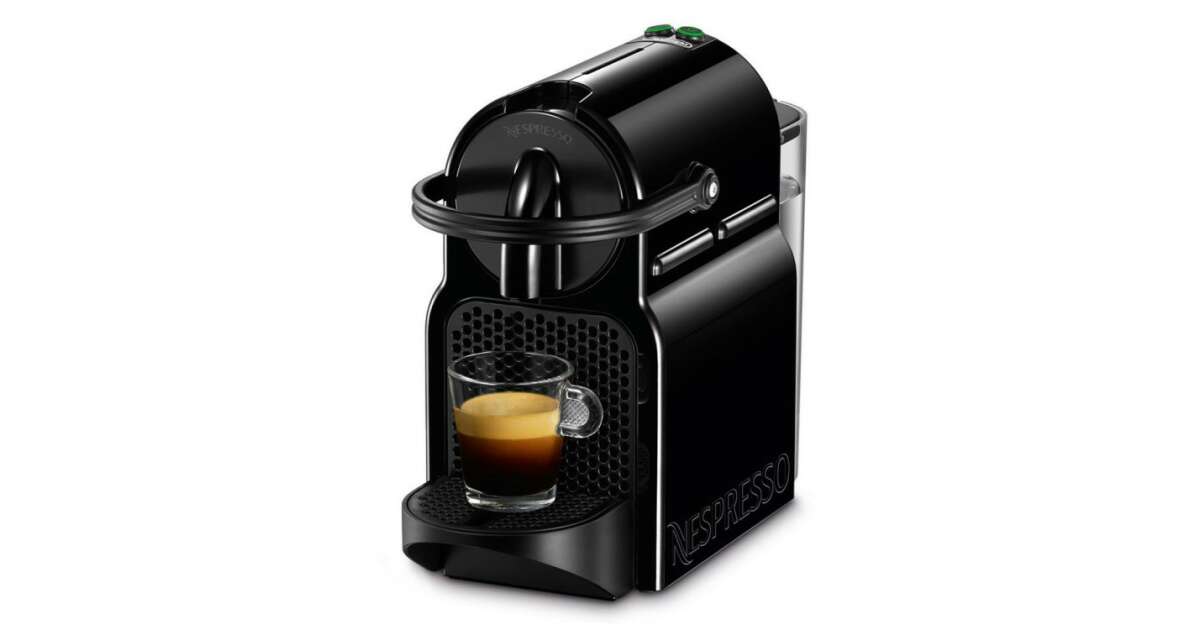 Nespresso INISSIA ブラック Nespresso Inissia Black Espresso Machine by De'Longhi