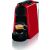 DeLonghi Nespresso Essenza Mini red capsule coffee machine brewing espresso