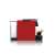 DeLonghi Nespresso Essenza Mini red capsule coffee machine with water tank and espresso cup