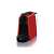 DeLonghi EN 85.R Nespresso Essenza Mini capsule coffee machine in red, side view