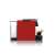 DeLonghi EN 85.R Nespresso Essenza Mini capsule coffee machine in red, side view