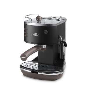 Aparat za espresso kavu DeLonghi ECOV311BK Icona Vintage, crni, kosi pogled - DeLonghi