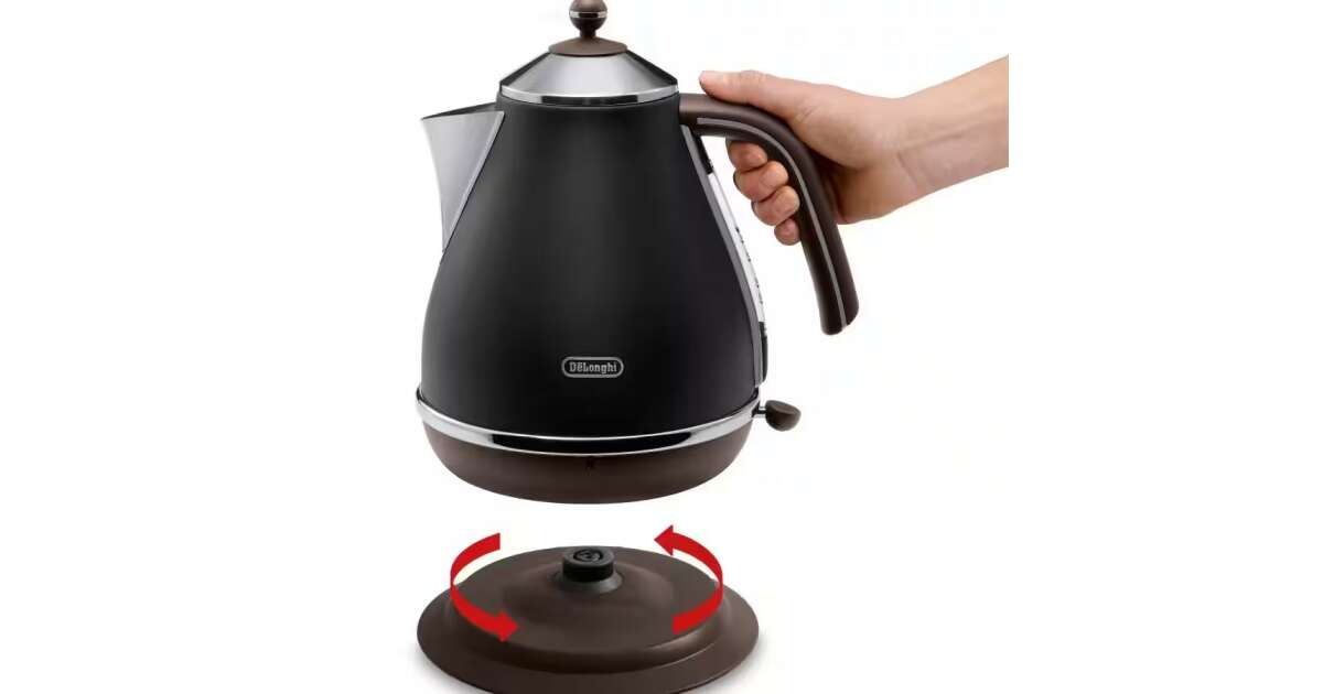 Black clearance kettle delonghi