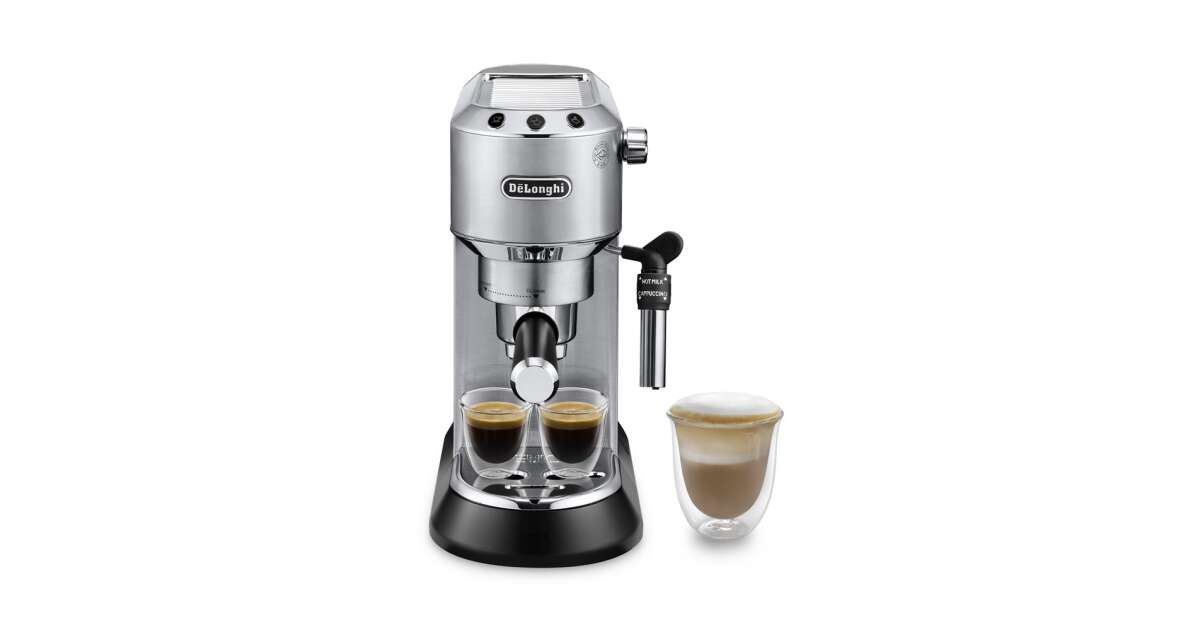 Delonghi EC685M Dedica Pump Press coffee maker inox Pepita