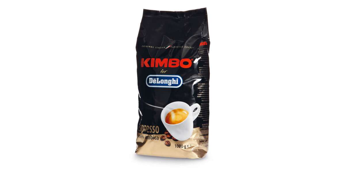 DeLonghi Kimbo Coffee 1000g Arabica Pepita