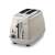 DeLonghi CTOV2103BG Icona Vintage Toaster, 2 slice, beige, front view