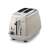 DeLonghi CTOV2103BG Icona Vintage Toaster, 2 slice, beige, front view