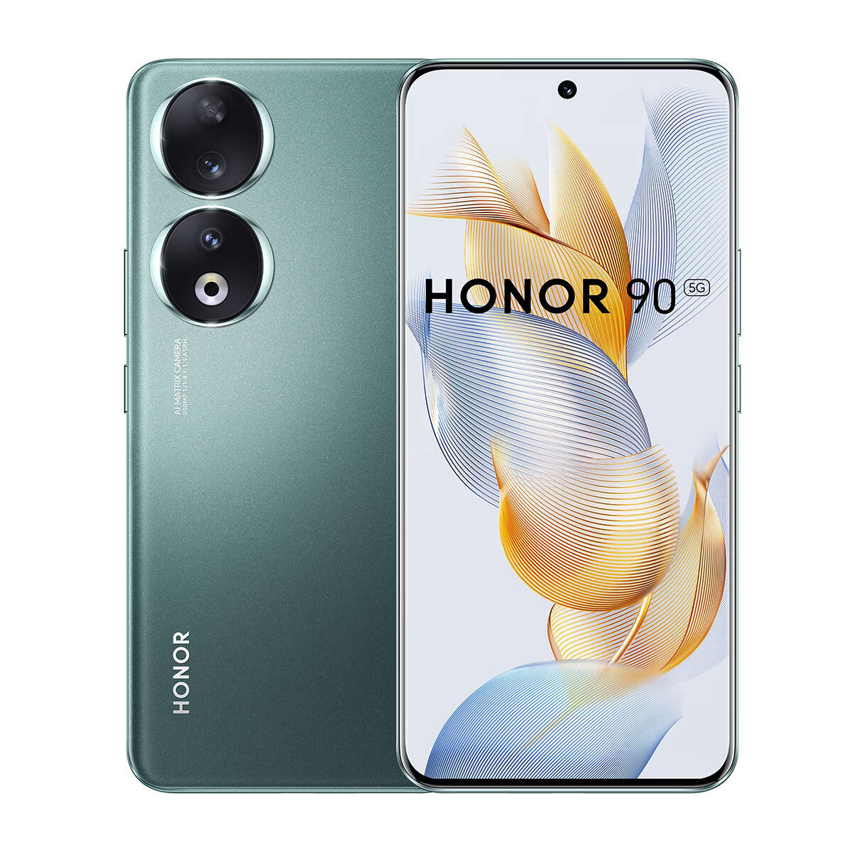 Honor 90 5g 256gb 8gb ram dual sim mobiltelefon, zöld