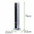 Camry CR7722 ceramic tower heater with LCD display, dimensions