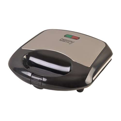 Wafflovač Camry CR 3019, čierny a strieborný, s nepriľnavým povrchom, ľahko sa čistí