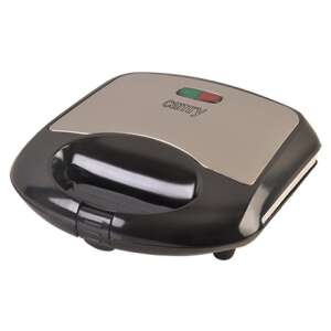 Camry CR 3019 waffle maker, black and silver, non-stick plates, easy to clean - Waffle maker