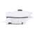 Camry CR3022 waffle maker, side view, closed