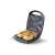 Camry CR3023 sandwich maker, open, black and stainless steel, 1100W, 4 slices, with toasted sandwiches