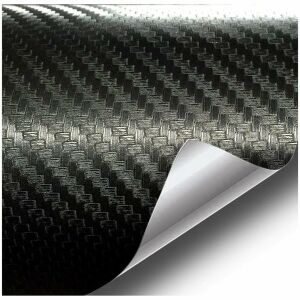 Mercaton® car wrap, 3D Carbon model, black, 3 m x 1.27 m