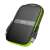 Silicon Power Armor A60 5TB hard disk extern, vedere din unghi, negru și verde
