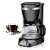 Eta Inesto 317490000 black filter coffee maker with digital display and coffee cups