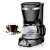 Eta Inesto 317490000 black filter coffee maker with digital display and coffee cups