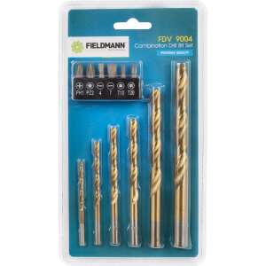 Fieldmann FDV 9004 Combination Drill Bit Set, 6 piece drill bit set with screwdriver bits, drill bits for wood, metal and plastic, premium quality - Tool accessories