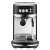 Sage SES500BTR espresso machine, black and silver, front view