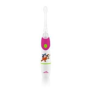ETA SONETIC electric toothbrush for kids, white and pink, with girl design - Eta