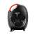 Back view of Eta Vietro electric fan heater, white and black, 2000W