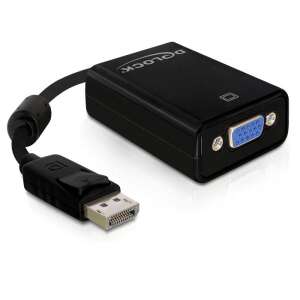 Delock DisplayPort to VGA adapter, black - DisplayPort Adapter