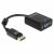 Konwerter Delock - 61848 (Displayport 1.1a -> VGA 15 pin, męski/żeński, FullHD, czarny) 79222979