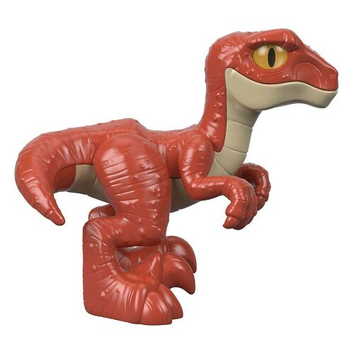 Imaginext Jurassic World Raptor dinoszaurusz figura, piros játék