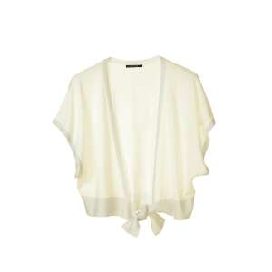 Comma vestă albă deschisă pentru femei - o mărime - Îmbrăcăminte pentru femei