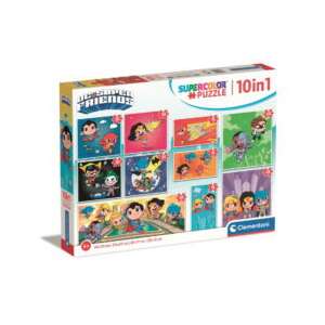 Clementoni kirakó, puzzle, 10in1 (18,30,48,60 db), DC Super Friends 20272 66025355 "superman"  Puzzle