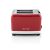 ETA Storio Red Toaster on white background