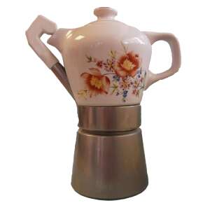 Fatima Coffee Maker - Flower #white-silver
