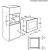 Electrolux EMS4253TEX microwave oven dimensions diagram